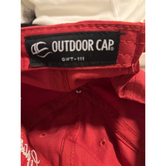 NWOT Heavenly Outdoor Cap Red "Amazing Grace" Anchor Baseball Cap Hat OS - Picture 7 of 7